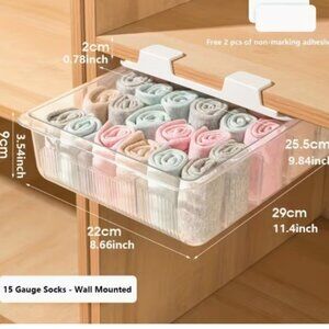 Space-saving 15-layer Underwear and Socks Hanging Storage Box